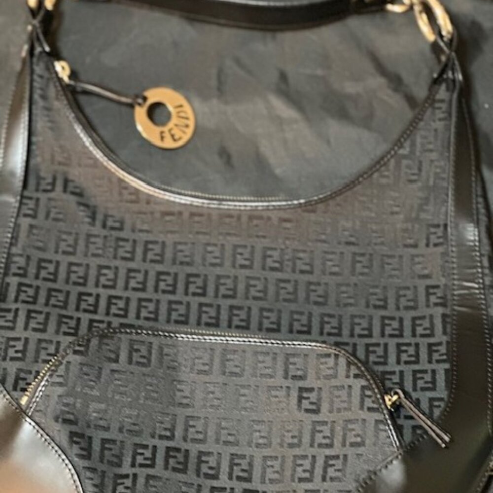 Fendi Chef Pocket Zucchino Hobo Bag